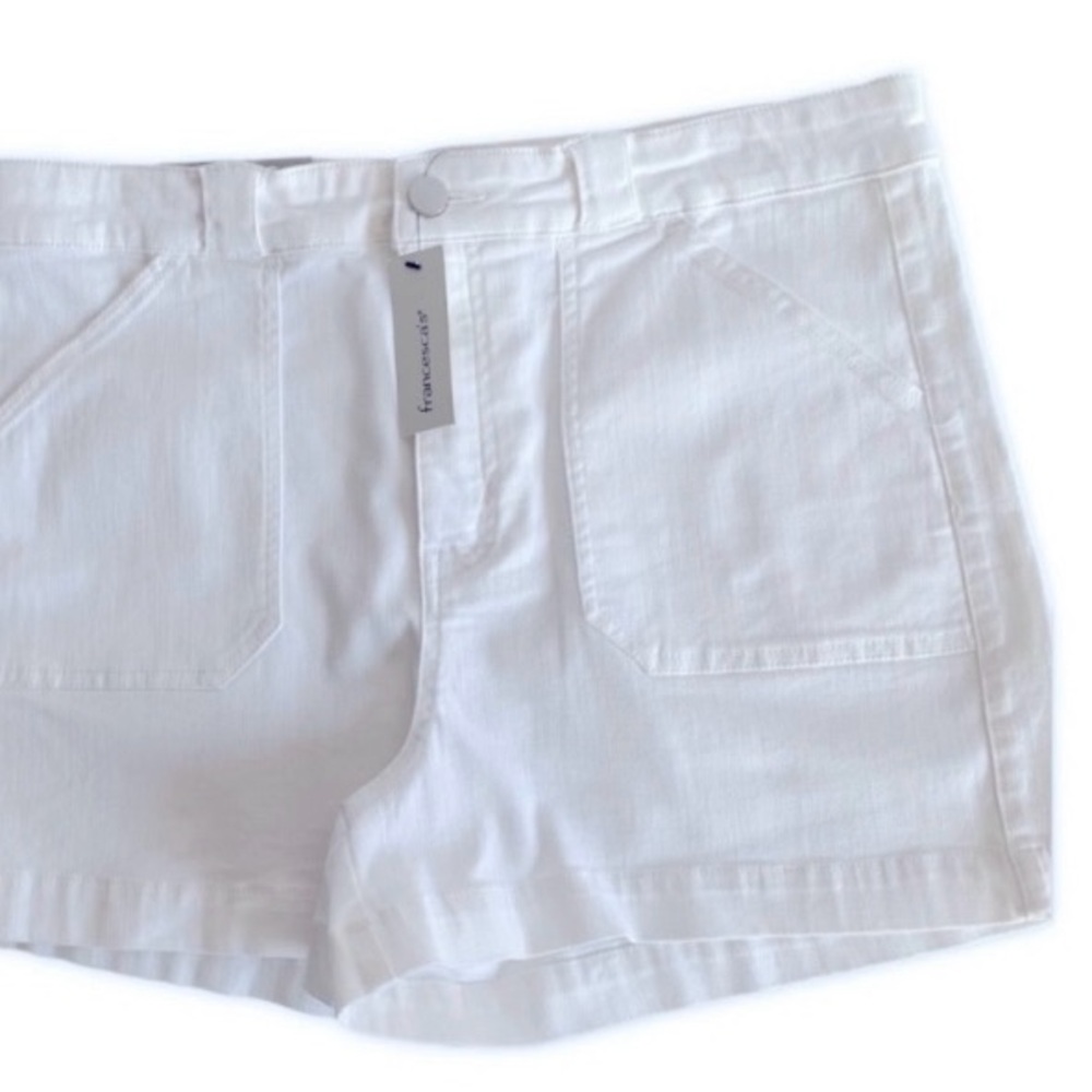 Francesca’s Harper Heritage White Women's Shorts  Sz 30